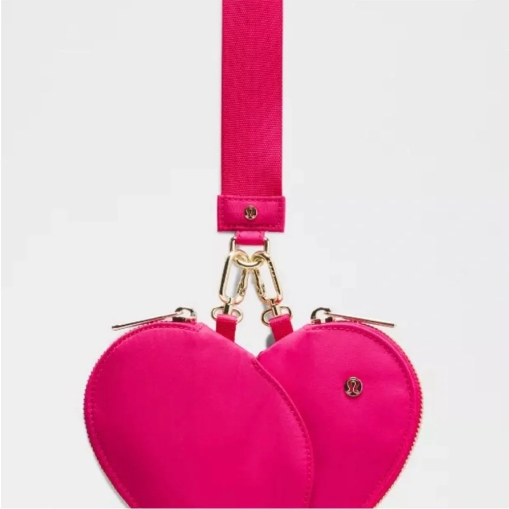lululemon athletica Fuchsia Heart Wristlet - Picture 3 of 4